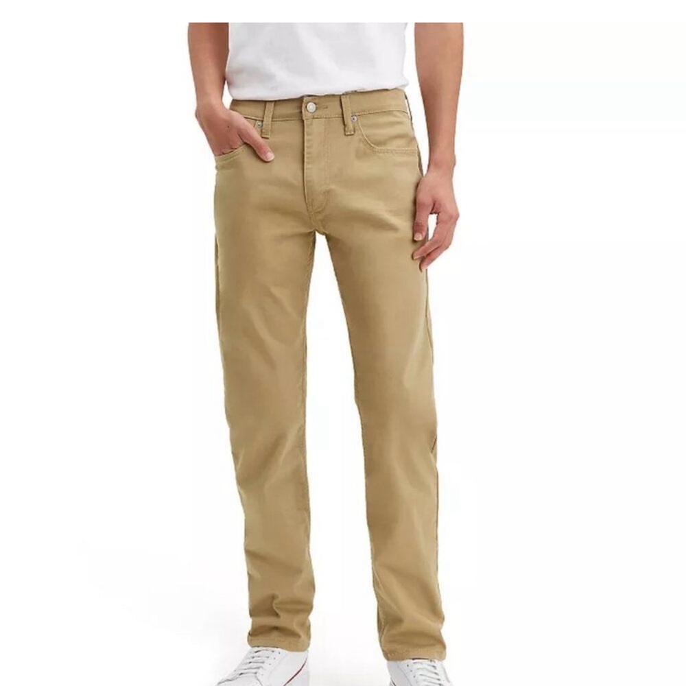 Levi's® 502™ Corduroy Tan/Brown Taper Stretch Pants NWOT size 34/32